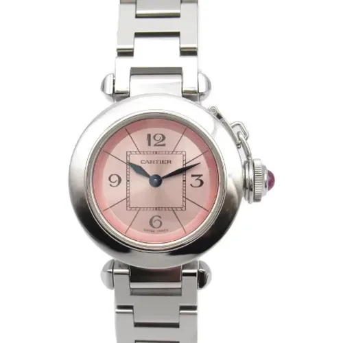 Pre-owned Canvas watches , female, Sizes: ONE SIZE - Cartier Vintage - Modalova