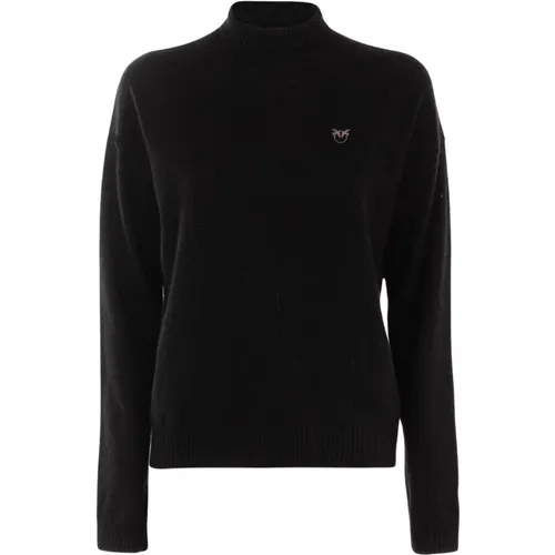 Kaschmir Damen Pullover Schwarz Outlet - pinko - Modalova