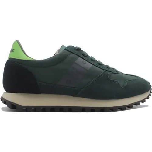 Green F1Dawson02 Sneakers , male, Sizes: 6 UK - Blauer - Modalova