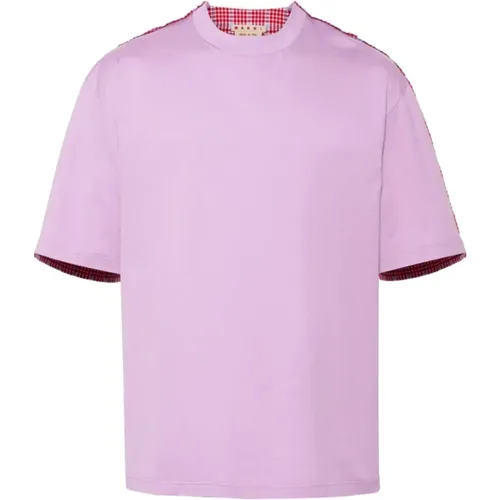 Multicolor T-Shirt , male, Sizes: M, S, XL, 2XL - Marni - Modalova