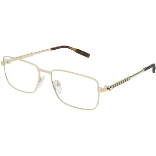 Stilvolle Brille für Eleganz,Brille Mb0029o 002 - Montblanc - Modalova