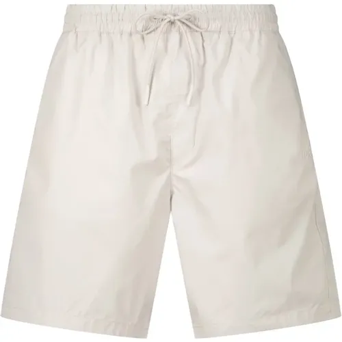Cotton Shorts Dan with Logo Embroidery , male, Sizes: M, 2XL, XL, L, S - Hugo Boss - Modalova