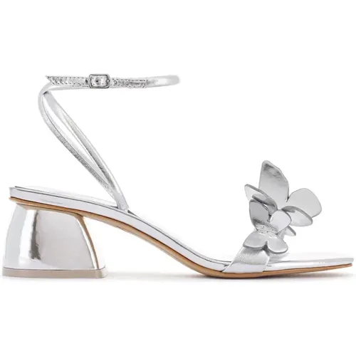 Silver Sandals for Women , female, Sizes: 7 UK, 4 UK, 8 UK, 6 UK, 5 UK, 5 1/2 UK, 6 1/2 UK, 4 1/2 UK - Sophia Webster - Modalova