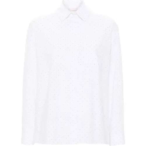 Stud Embellished Shirt , Damen, Größe: L - Liu Jo - Modalova