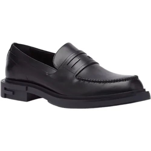 Leather Loafer , male, Sizes: 9 UK, 7 UK, 10 UK - Fendi - Modalova