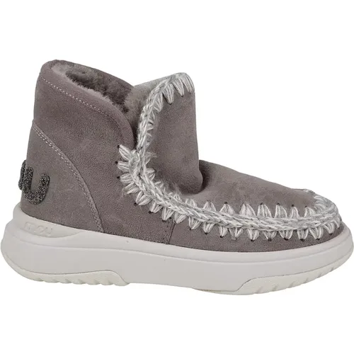 Glitter Logo Eskimo Jogger Boots , female, Sizes: 3 UK, 8 UK - Mou - Modalova