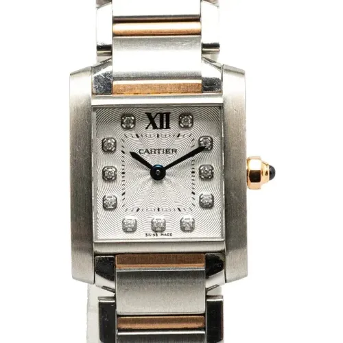 Pre-owned Metal watches , female, Sizes: ONE SIZE - Cartier Vintage - Modalova