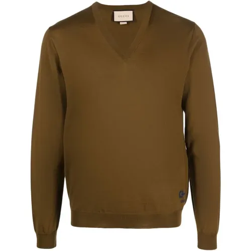 Wool jumper , male, Sizes: XL - Gucci - Modalova