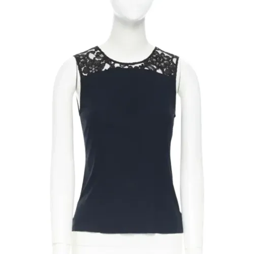 Pre-owned Cotton tops , female, Sizes: XS - Chanel Vintage - Modalova