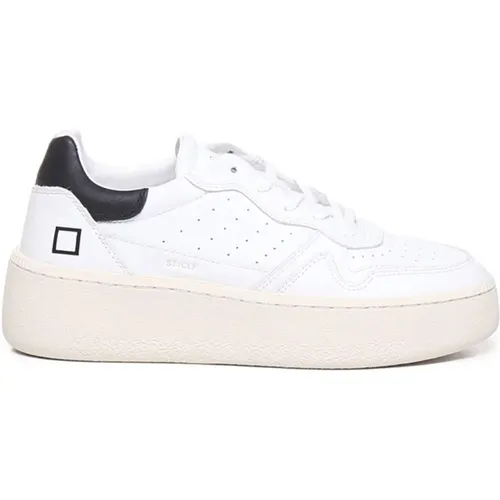 Leather Sneakers for Women , female, Sizes: 8 UK, 4 UK, 7 UK, 5 UK, 3 UK, 6 UK - D.a.t.e. - Modalova