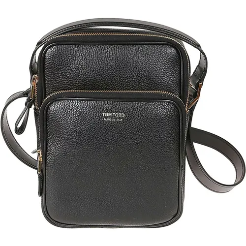 Stylish Leather Bag , male, Sizes: ONE SIZE - Tom Ford - Modalova