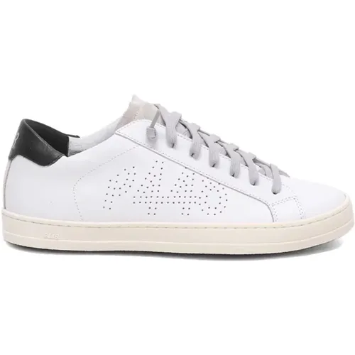 Vintage-inspirierter Low-Top-Ledersneaker , Herren, Größe: 41 EU - P448 - Modalova