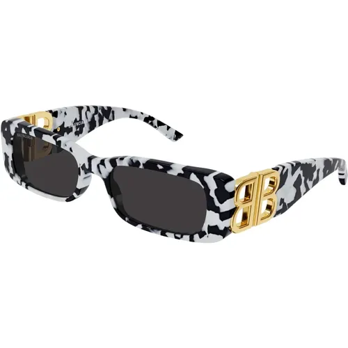 Spotted Grey Sonnenbrillen , Damen, Größe: 51 MM - Balenciaga - Modalova
