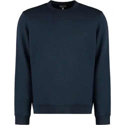 Baumwoll Rundhals Sweatshirt , Herren, Größe: L - Woolrich - Modalova