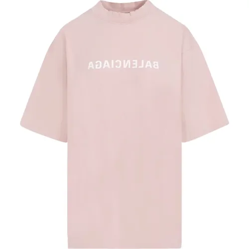 T-Shirts , Damen, Größe: M - Balenciaga - Modalova