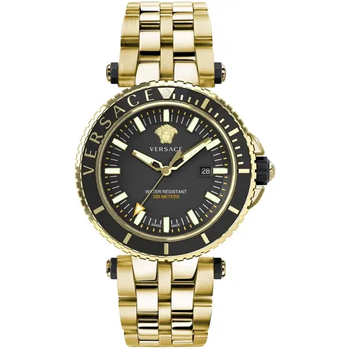 V-Race Diver Watch , male, Sizes: ONE SIZE - Versace - Modalova