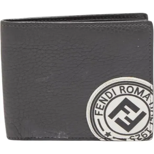 Pre-owned Leather wallets , male, Sizes: ONE SIZE - Fendi Vintage - Modalova