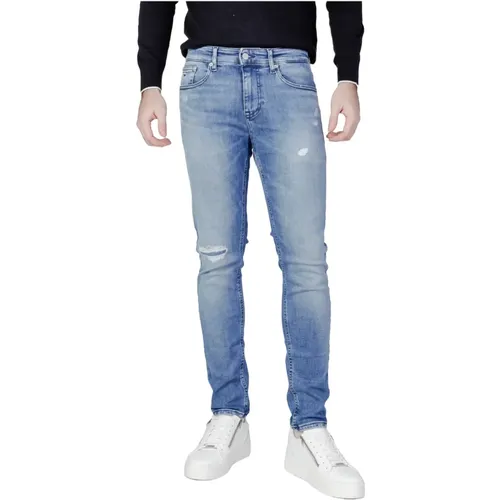 Regenerative Cotton Tapered Jeans , Herren, Größe: W36 L32 - Tommy Jeans - Modalova