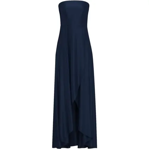 Blaues Longuette Kleid , Damen, Größe: L - Marella - Modalova