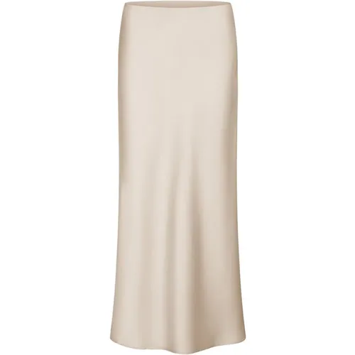 Elegant Women Silver Cloud Skirt , female, Sizes: L, XL, S, XS, M, 2XL - Bruuns Bazaar - Modalova