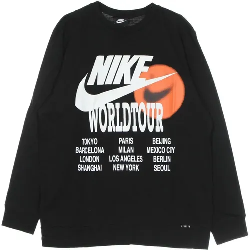 World Tour Langarmshirt , Herren, Größe: L - Nike - Modalova