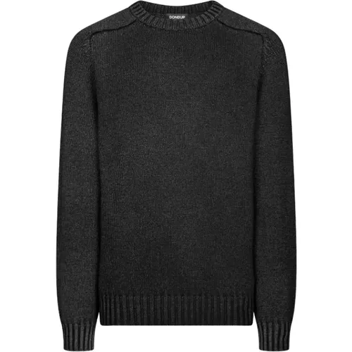 Schwarze Pullover Kollektion , Herren, Größe: M - Dondup - Modalova