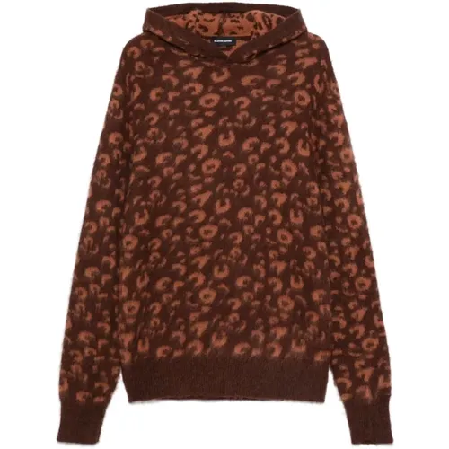 Tiermuster Strick Kapuzenpullover - Salvatore Santoro - Modalova