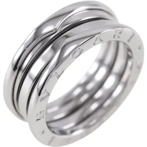 Pre-owned White Gold rings , female, Sizes: ONE SIZE - Bvlgari Vintage - Modalova