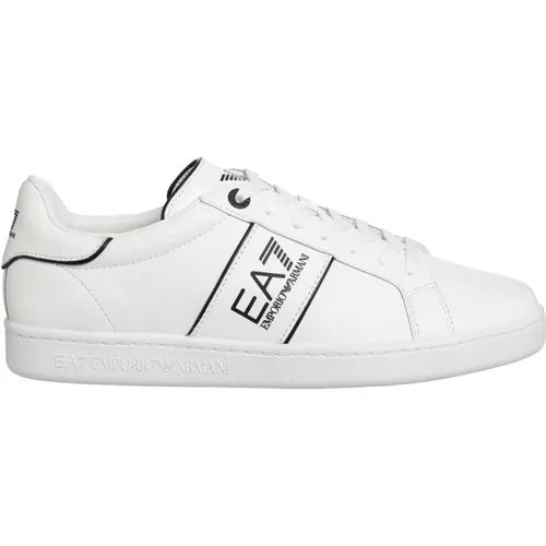 Classic Sneakers,Weiß+Schwarze Sneakers X8x102 - Emporio Armani EA7 - Modalova