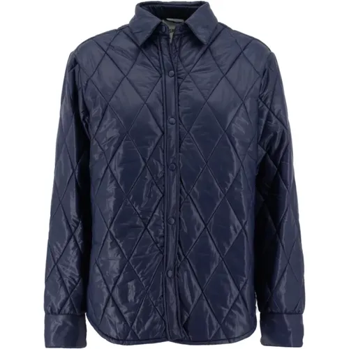 Noos Cotton Jacket with Pointed Collar , female, Sizes: XS, L - Aspesi - Modalova