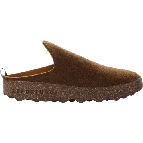 Wool Felt Slipper Shoes , female, Sizes: 4 UK, 9 UK, 7 UK, 8 UK, 6 UK, 5 UK - Asportuguesas - Modalova