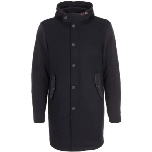 Trench Coat - Wool Blend , male, Sizes: M - Emporio Armani - Modalova