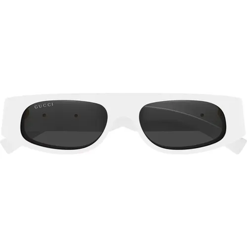 Weiße Sonnenbrille Gg1771S 002 , Damen, Größe: 51 MM - Gucci - Modalova