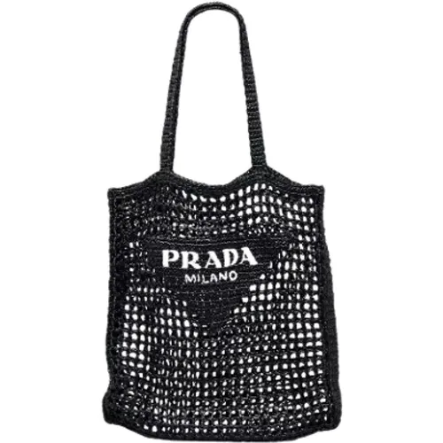 Pre-owned Raffia prada-bags , female, Sizes: ONE SIZE - Prada Vintage - Modalova