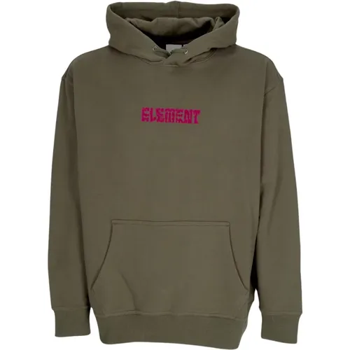 Leichter Kapuzenpullover Herren Cipher Hoodie , Herren, Größe: L - Element - Modalova