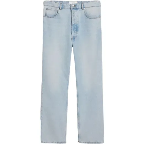 Gerades Jeans , Herren, Größe: W31 - Ami Paris - Modalova