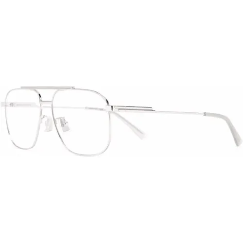 Silberne Optische Brille Stilvoll und vielseitig,BV1159O Brille,Schwarze Optische Brille, vielseitig und stilvoll,Goldene Optische Brille mit Zubehör - Bottega Veneta - Modalova