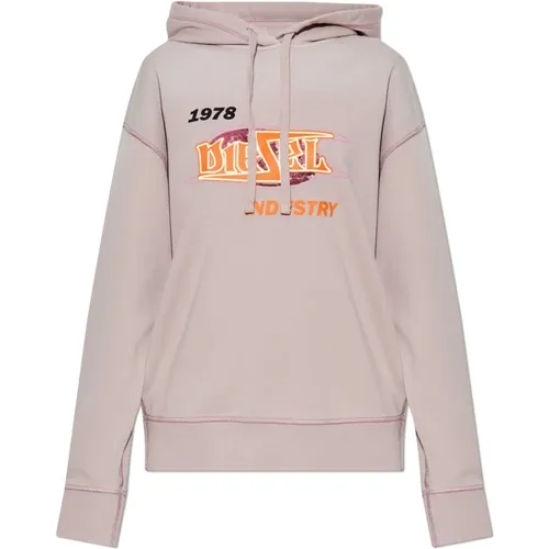 Sweatshirt F-Buxt-Hood-P2 , Damen, Größe: S - Diesel - Modalova