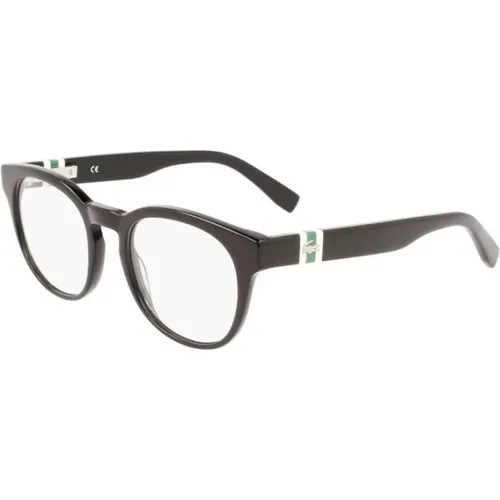 Schwarze Rahmenbrille , unisex, Größe: 49 MM - Lacoste - Modalova