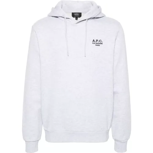 Klassische Baumwollkapuzenpullover für Männer , Herren, Größe: L - A.P.C. - Modalova