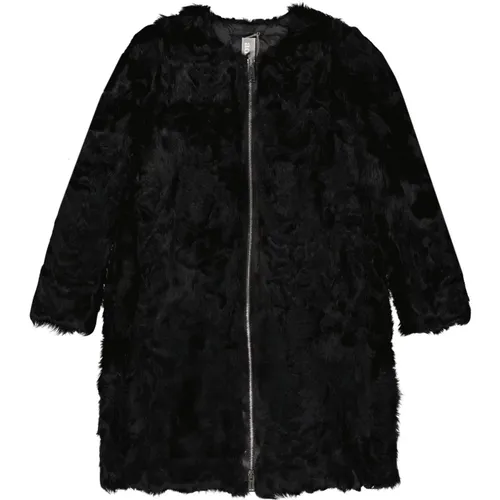 Faux Fur Coat Women Long Sleeve , female, Sizes: M - add - Modalova