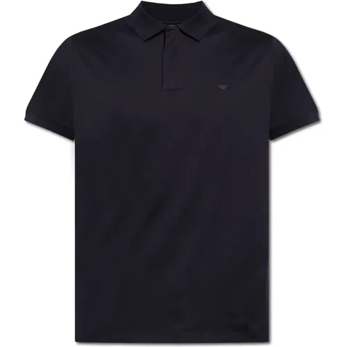 Baumwoll-Poloshirt , Herren, Größe: XL - Emporio Armani - Modalova