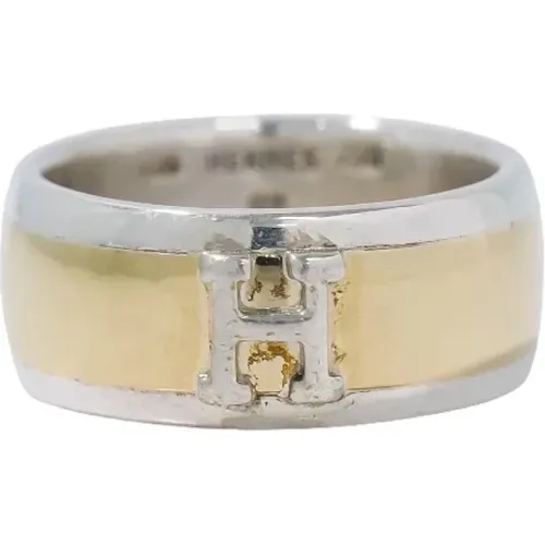 Pre-owned Metal rings , female, Sizes: ONE SIZE - Hermès Vintage - Modalova