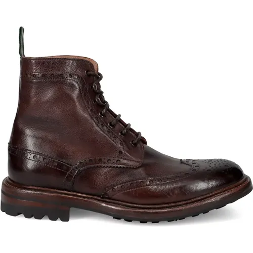 Leather Boots Handcrafted in Italy , male, Sizes: 7 UK, 6 UK, 8 UK, 8 1/2 UK, 9 UK - Green George - Modalova