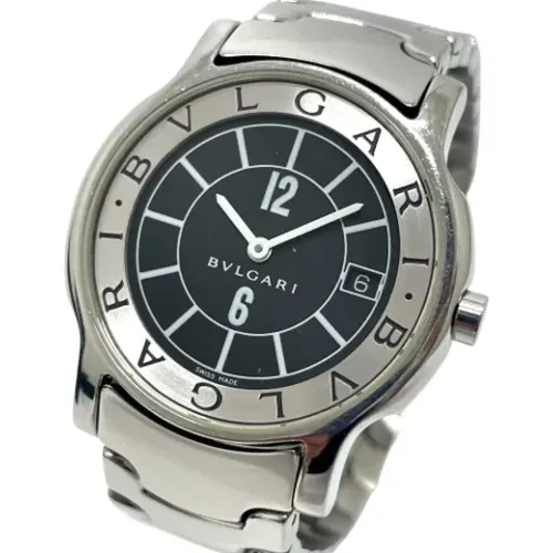 Pre-owned Stainless Steel watches , female, Sizes: ONE SIZE - Bvlgari Vintage - Modalova