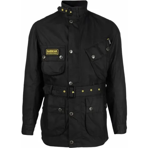 Wax Coated Cotton Coat , male, Sizes: L, M - Barbour - Modalova