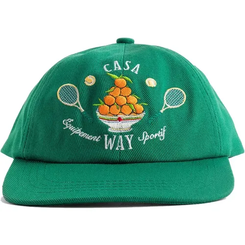 Bestickte Kappe mit Casa Way Logo - Casablanca - Modalova