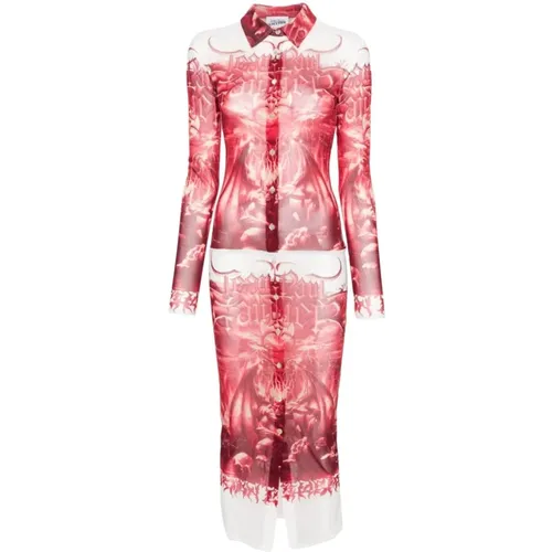 Multicolor Dress with All-Over Print , female, Sizes: S, XS - Jean Paul Gaultier - Modalova