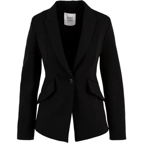 Schwarze Jacken für Frauen , Damen, Größe: S - Douuod Woman - Modalova