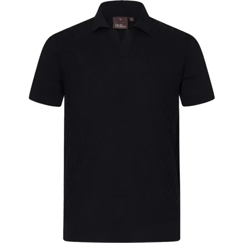 Slim Fit Gestricktes Poloshirt , Herren, Größe: 2XL - Oscar Jacobson - Modalova